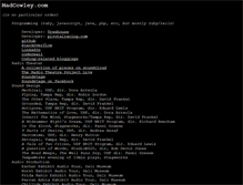 Tablet Screenshot of madcowley.com